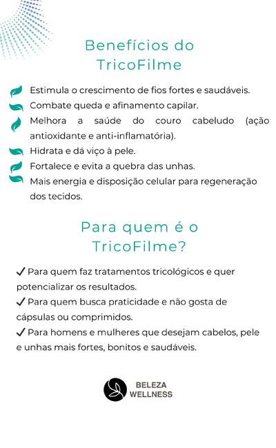 TricoFilme – Caixa com 30 unidades