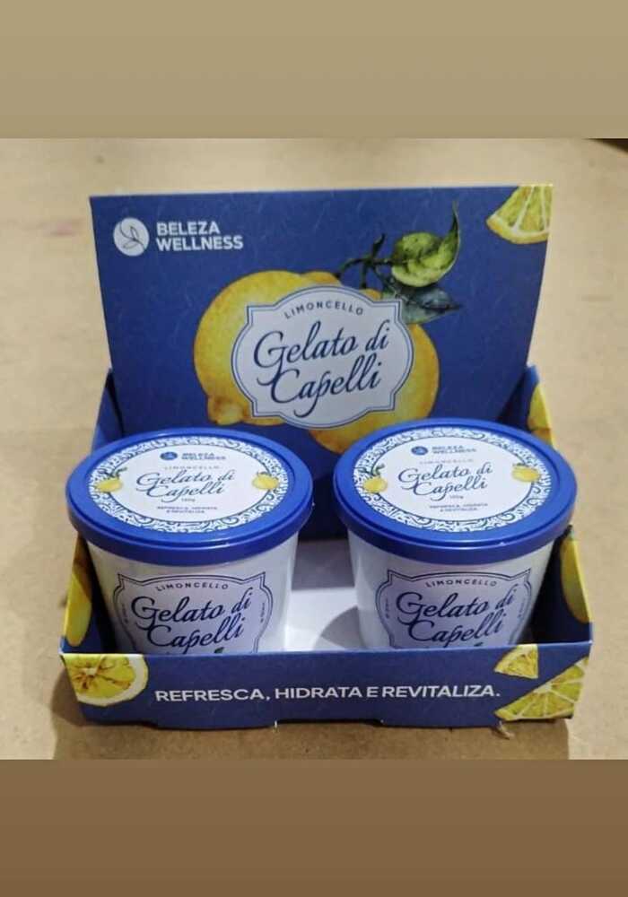 kit Gelato di Capelli 130g( 10 unidades) + Expositor (01 unidade)